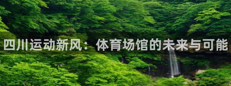 四川运动新风：体育场馆的未来与可能